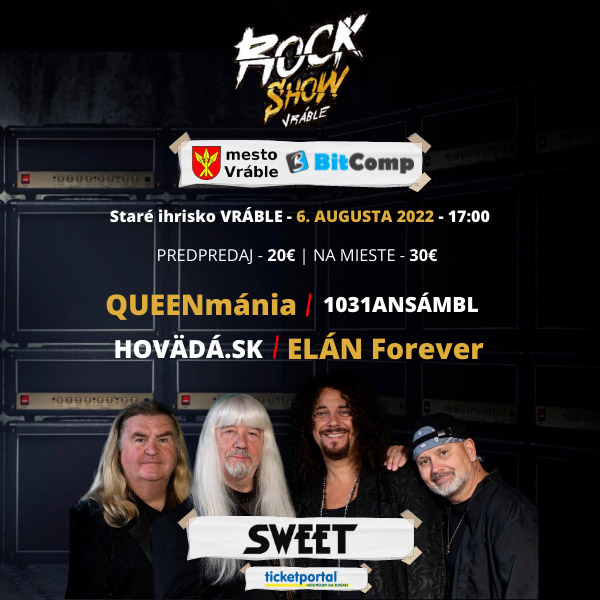 Rock Show Vráble 2022, Staré ihrisko, Ul. 1. mája, Vráble
